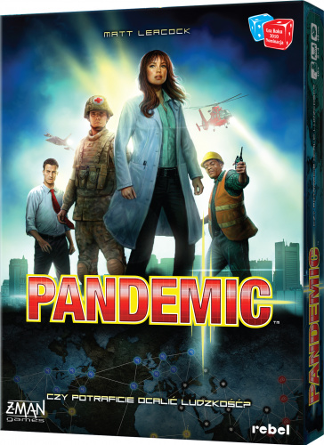 Spoločenská hra Pandemic (poľská edícia) Rebel